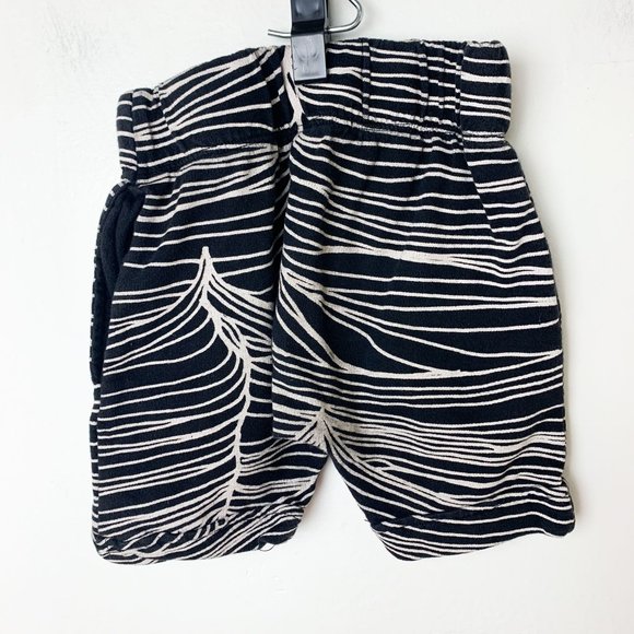 Mini & Maximus kids zebra harem short black white 2 - Picture 4 of 6